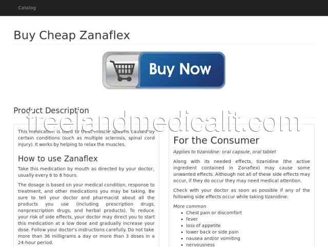 Buy Cheap Zanaflex | Zanaflex High Dosage - Ic Tizanidine Hcl 4mg Side ...
